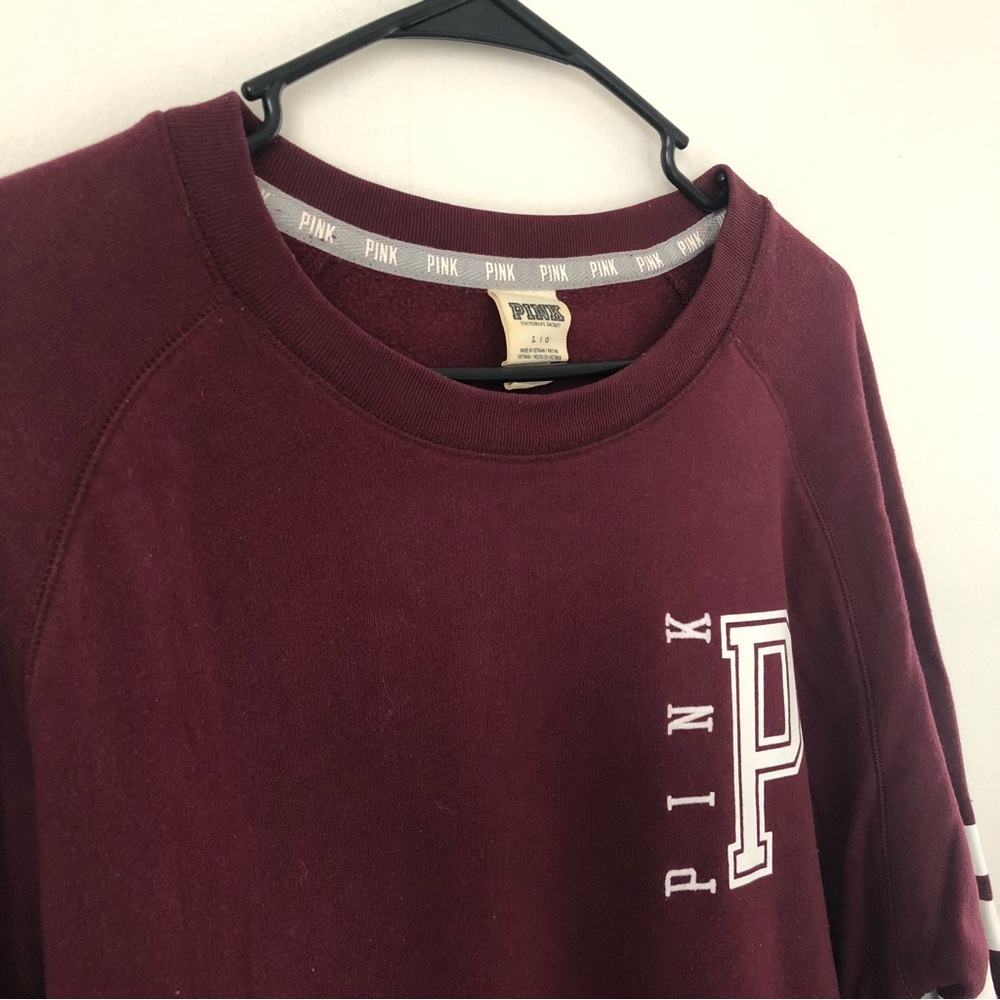 Maroon VS Pink Sweatshirt